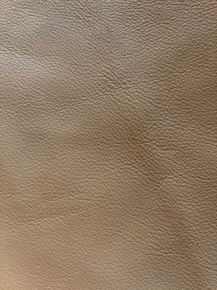 Cream White Full-Aniline Cowhide additional view showing material finish