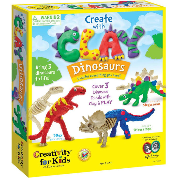 Create With Clay Dinosaurs