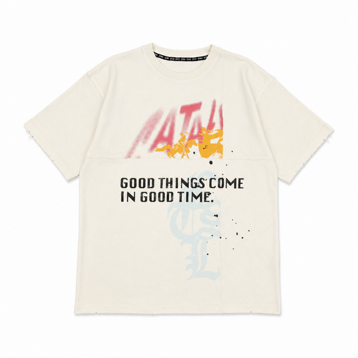 CROSS TEE 'HORSE & MOTORCYCLE'