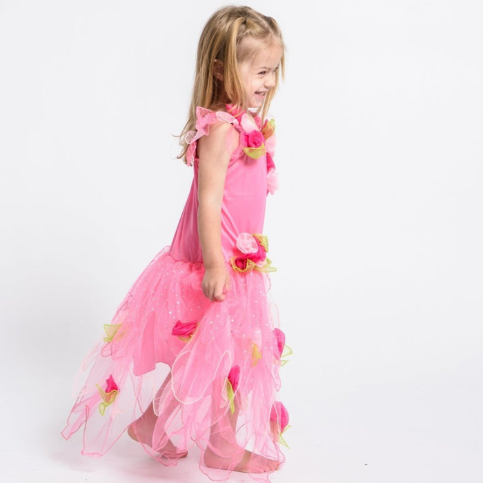 Crystal Fairy Dress Light Pink - letsdressup.com.au - Girls Dress Ups