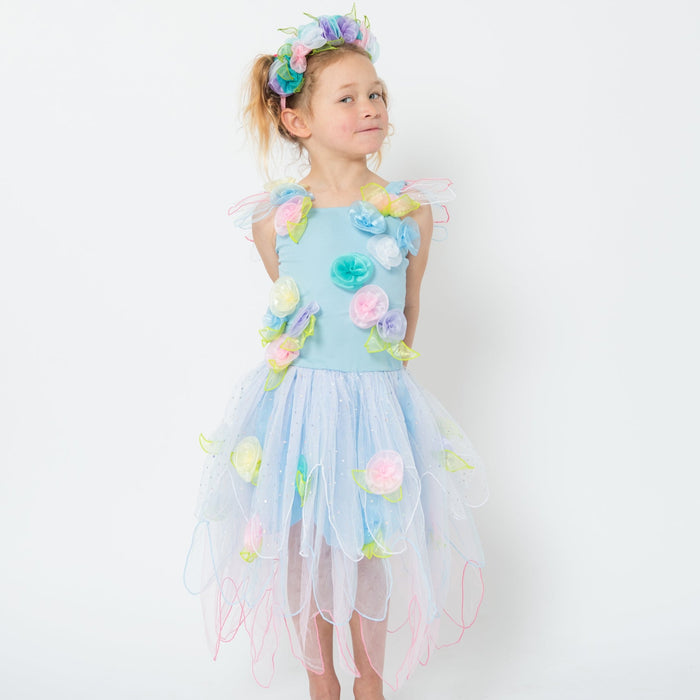 fairy girls pale blue fairy dress