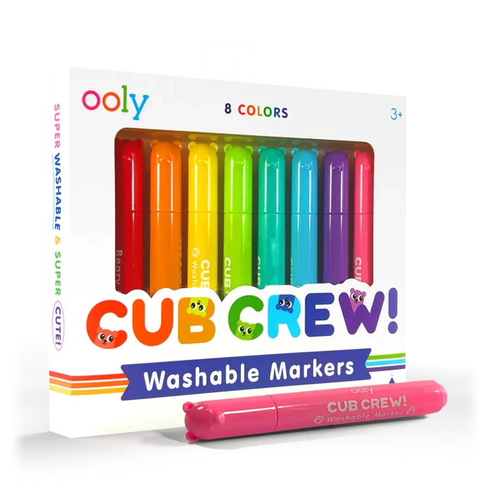 Cub Crew! 8 Washable Markers