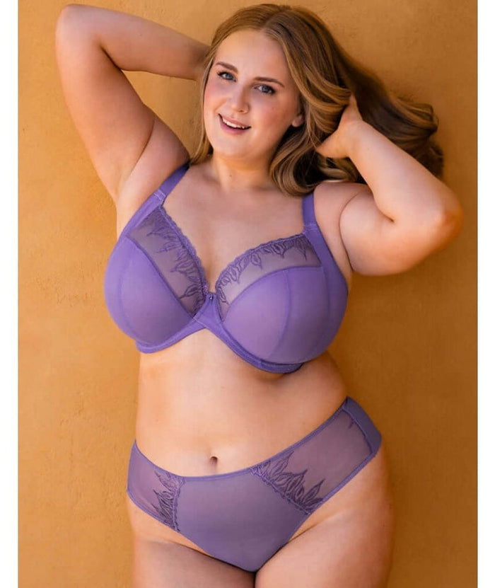 Curvy Kate Flare Full Plunge Side Support Multiway Bra - Amethyst Purple Bras