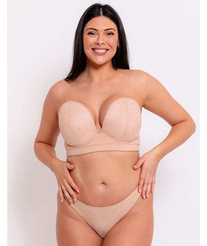 Curvy Kate Hey Girls Thong - Latte Knickers