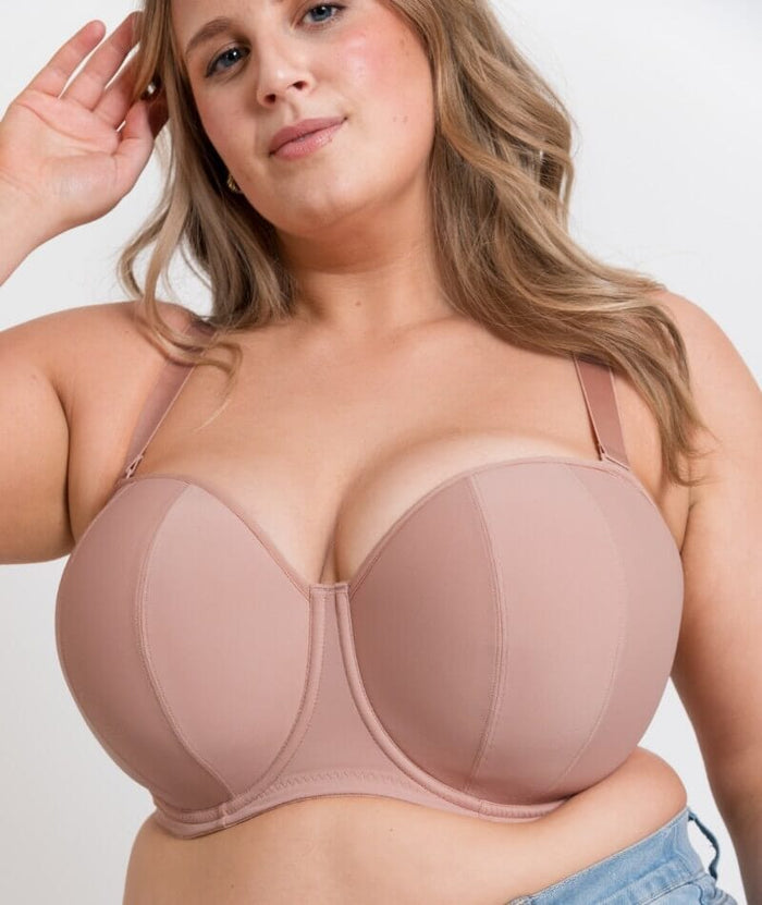 Curvy Kate Luxe Strapless Bra - Latte Bras