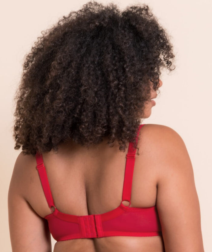 Curvy Kate Pucker Up Deep Plunge Bra - Lipstick Red