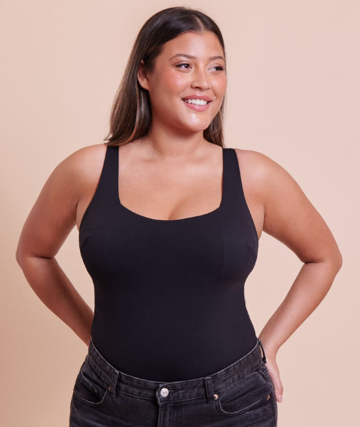 Curvy Kate Smoothie Support Stretch Body - Black