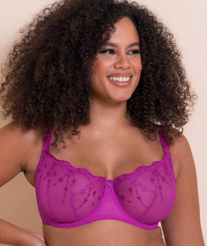 Curvy Kate Stardust Balcony Bra - Vivid Violet Bras