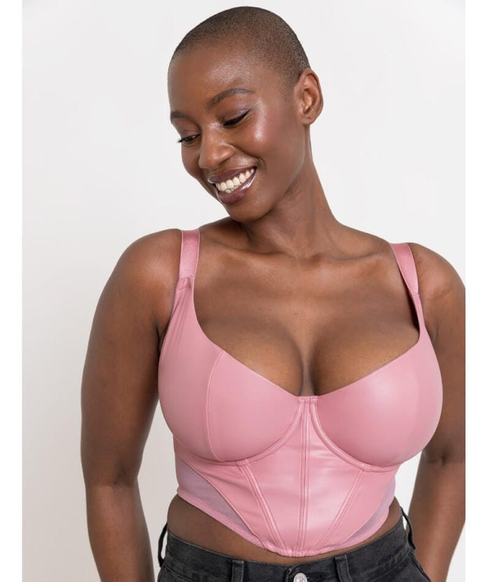 Curvy Kate Storm Longline Balcony Bra - Dusky Rose Bras