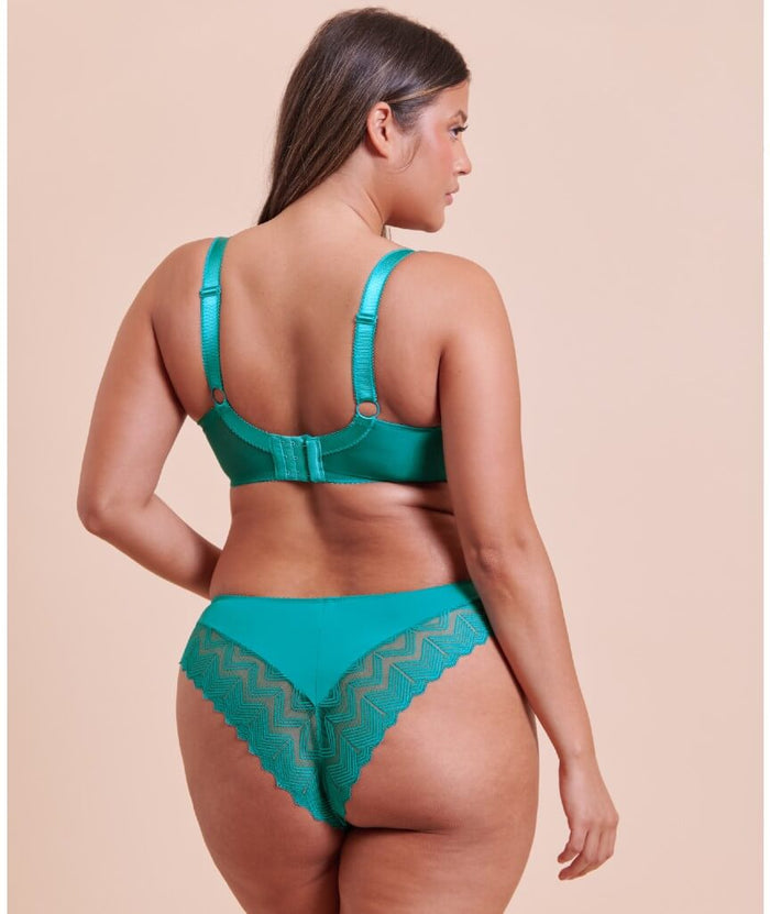 Curvy Kate Wild One Balcony Bra - Teal Blue