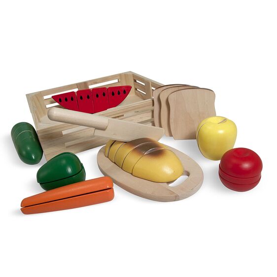 Cutting Food Wooden Play Set