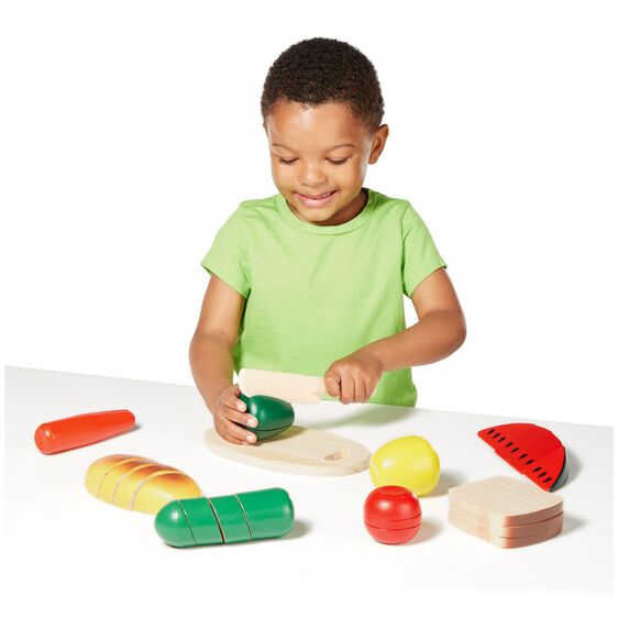 Cutting Food Wooden Play Set