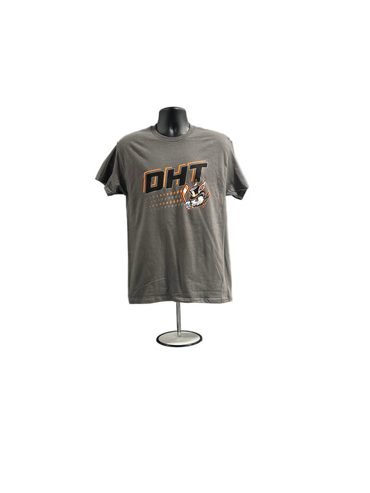 Danbury Hat Tricks Grey "DHT" Spellout with Diamonds