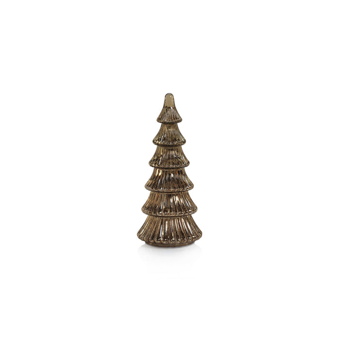 Davos LED Antique Tree - Gold - Holiday Decor by Carlyle Avenue