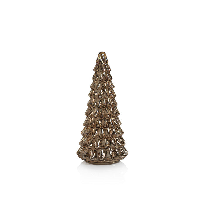 Davos LED Antique Tree - Gold - Holiday Decor by Carlyle Avenue