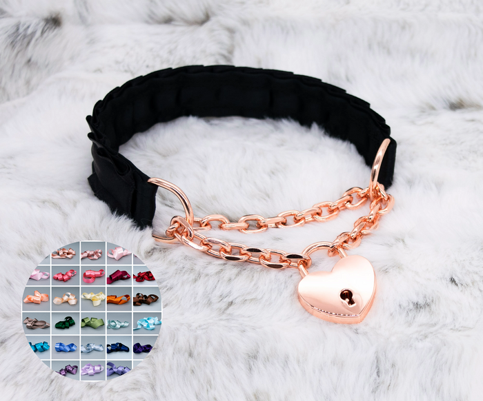Design Your Own Front-Locking Satin Martingale Collar