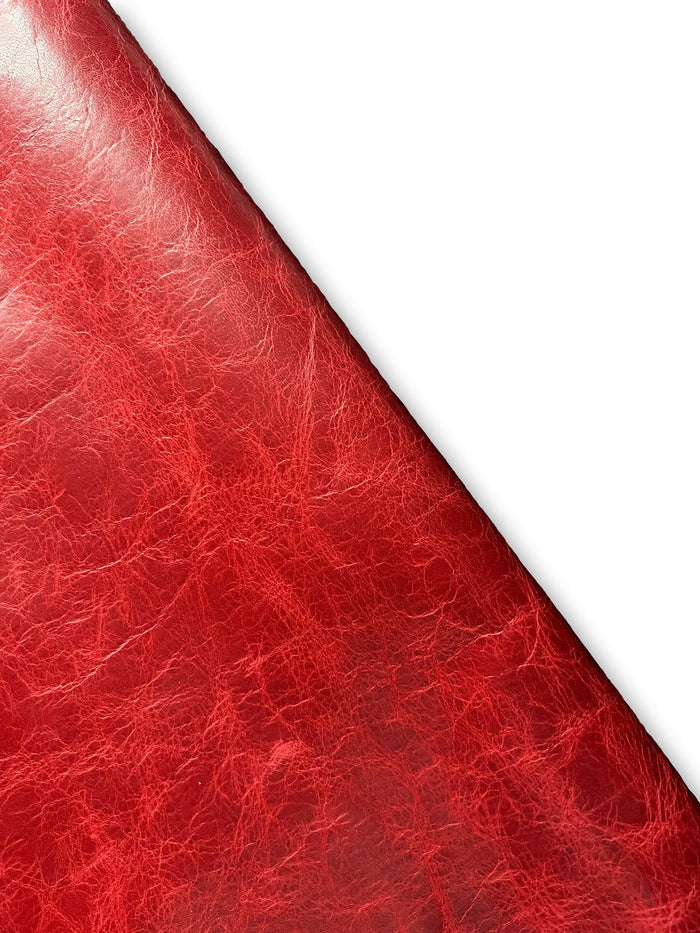 Saddle-style distressed cowhide additional product detail