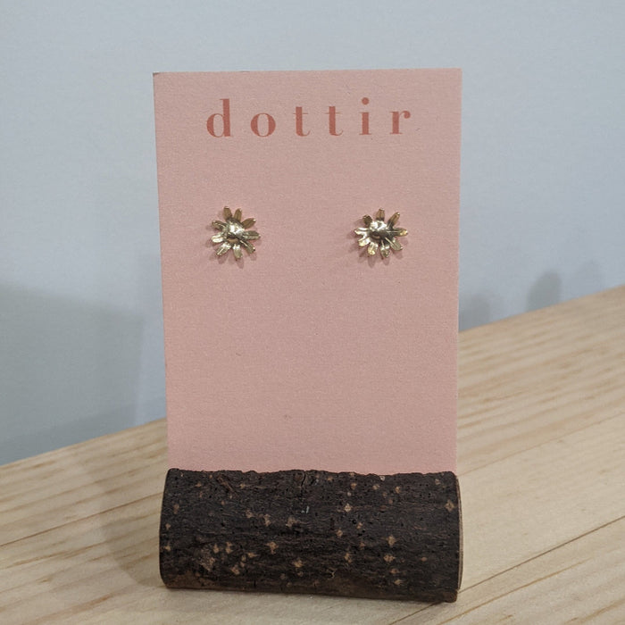 Dottir Mini Milla Earrings | Brass