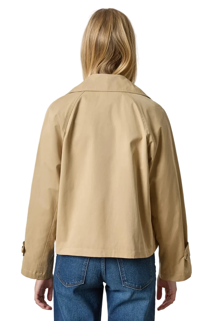 Double Breasted Short Trench