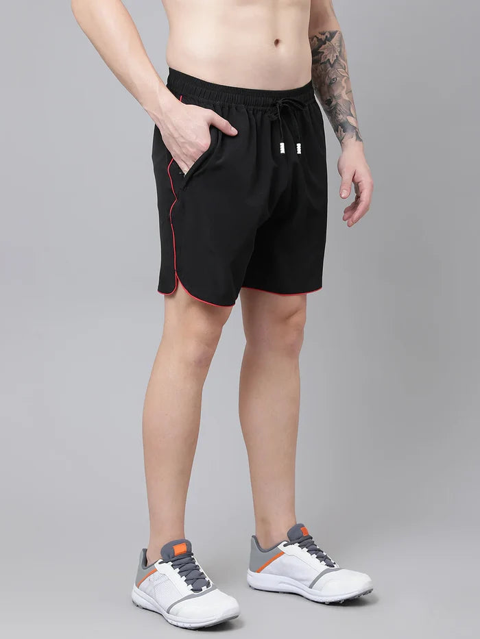 Dpassion Edge Flow Training Shorts Black Red Activewear
