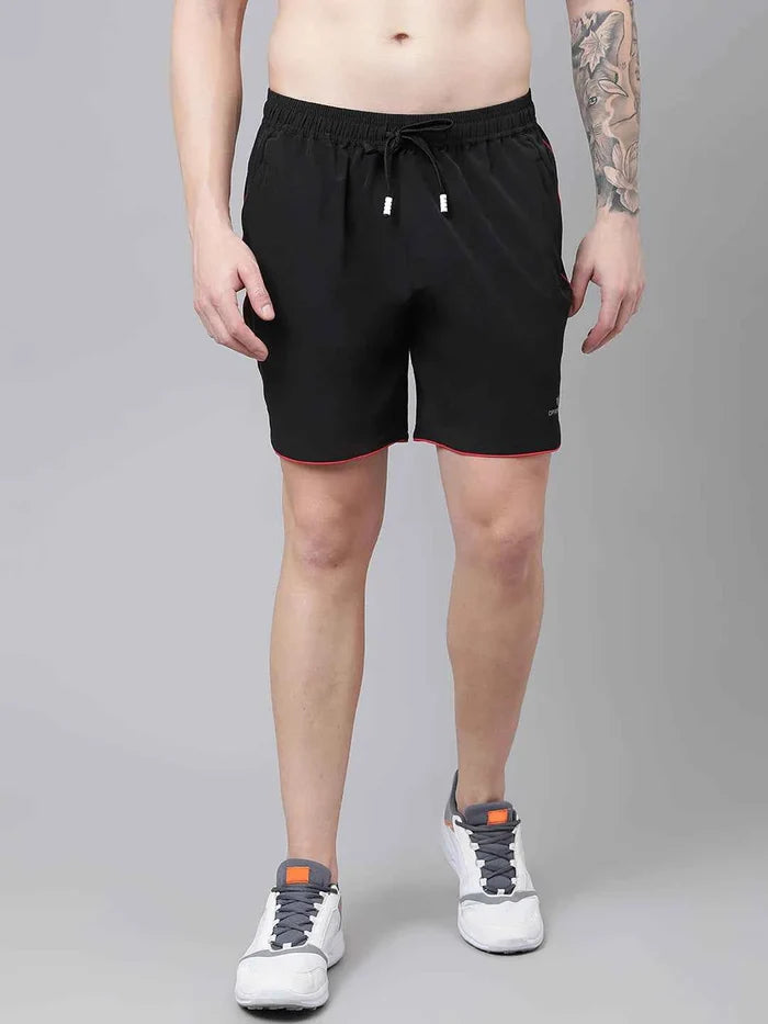 Dpassion Edge Flow Training Shorts Black Red Activewear