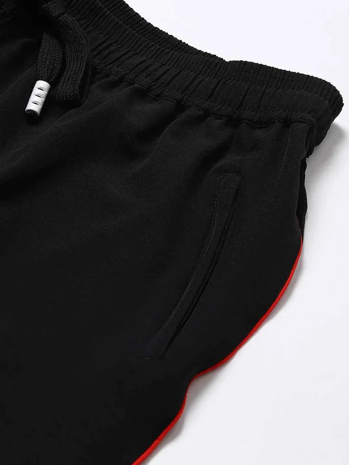 Dpassion Edge Flow Training Shorts Black Red Activewear