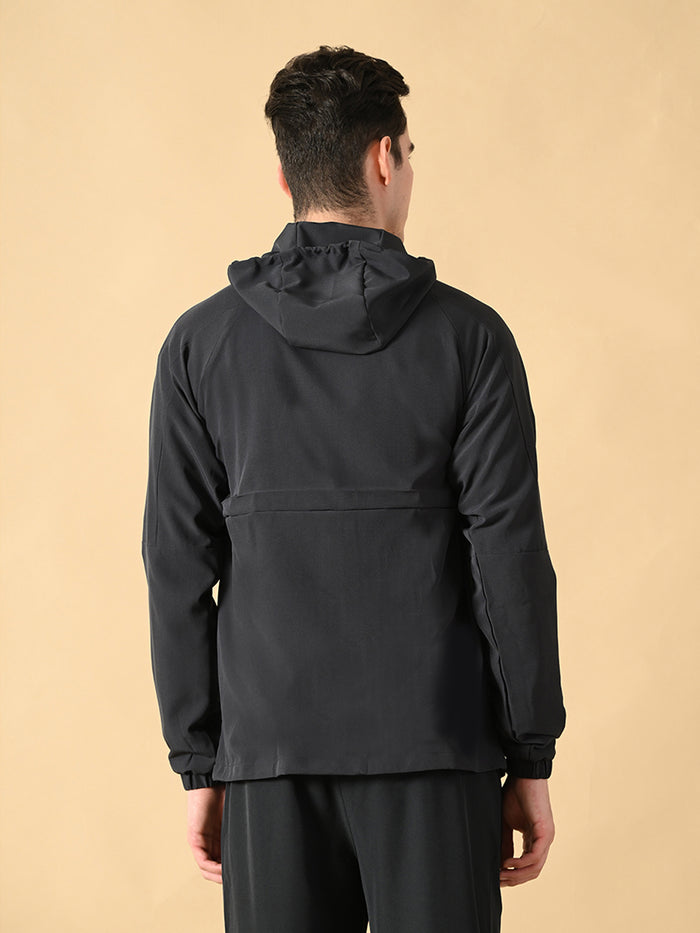 Dpassion Men Hooded Performance Jacket Lightweight Activewear - Dpassion