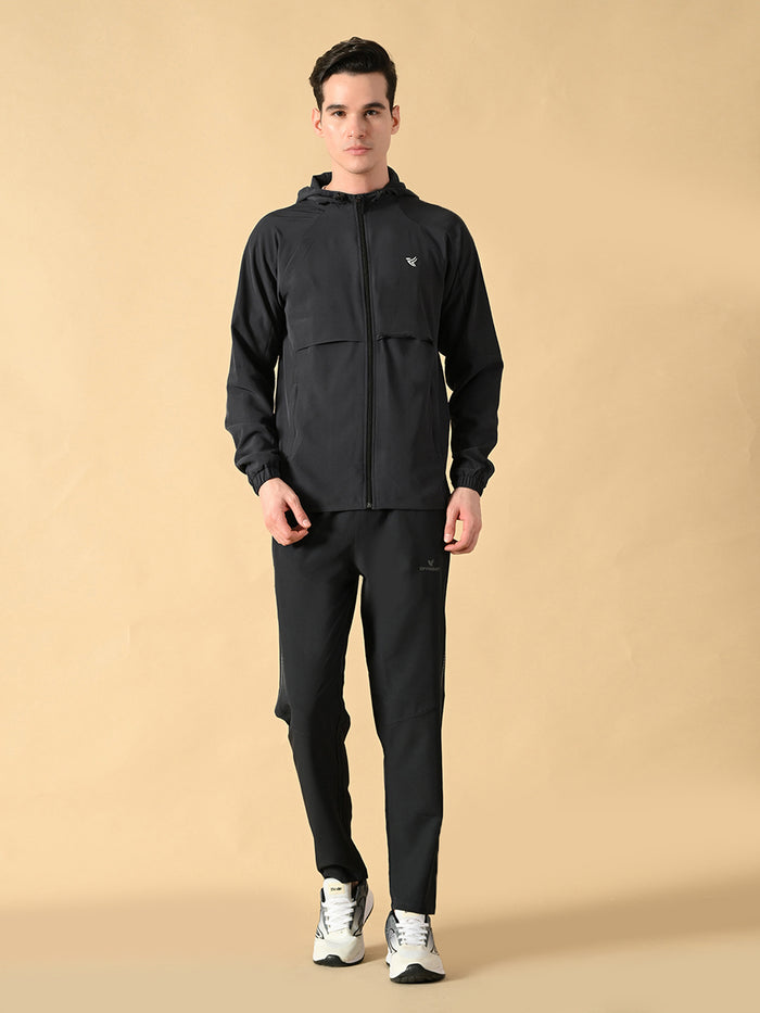 Dpassion Men Hooded Performance Jacket Lightweight Activewear - Dpassion