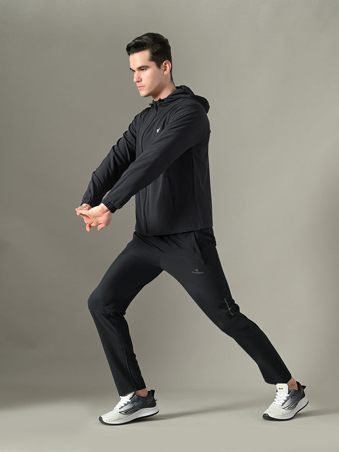 Dpassion Men Hooded Training Jacket Lightweight Performance Activewear - Dpassion