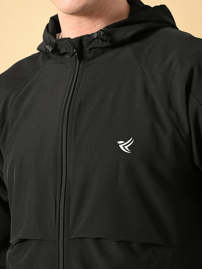 Dpassion Men Hooded Training Jacket Lightweight Performance Activewear - Dpassion