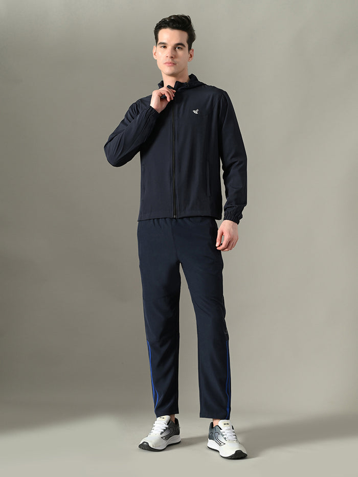 Dpassion Men Lightweight Hooded Gym Jacket Performance Training Activewear - Dpassion