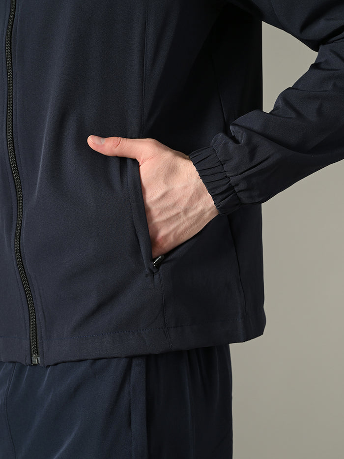 Dpassion Men Lightweight Hooded Gym Jacket Performance Training Activewear - Dpassion