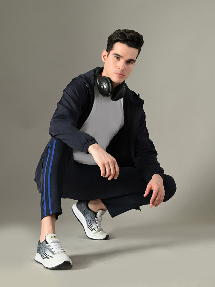 Dpassion Men Performance Hooded Jacket Lightweight Training Activewear - Dpassion
