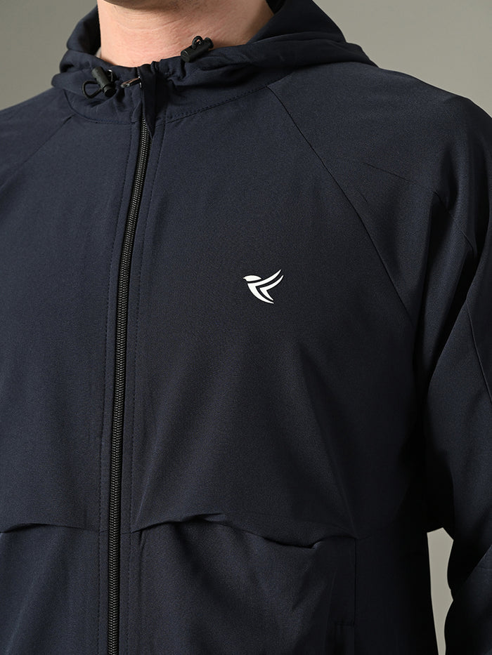 Dpassion Men Performance Hooded Jacket Lightweight Training Activewear - Dpassion