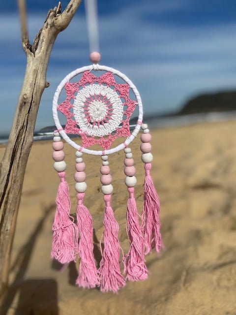 Dreamcatcher - Wooden Beads - letsdressup.com.au - Mobiles and Wish Boxes