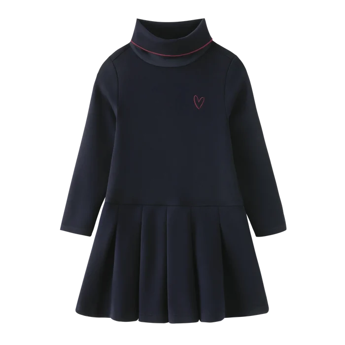 dress turtleneck - navy