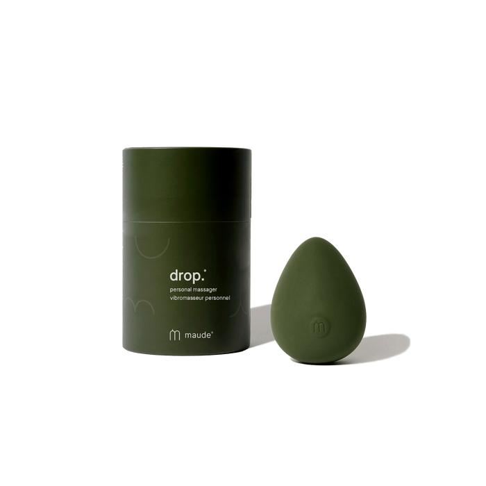 Drop - sex toy, 3-speed massager, green, adult gifts.