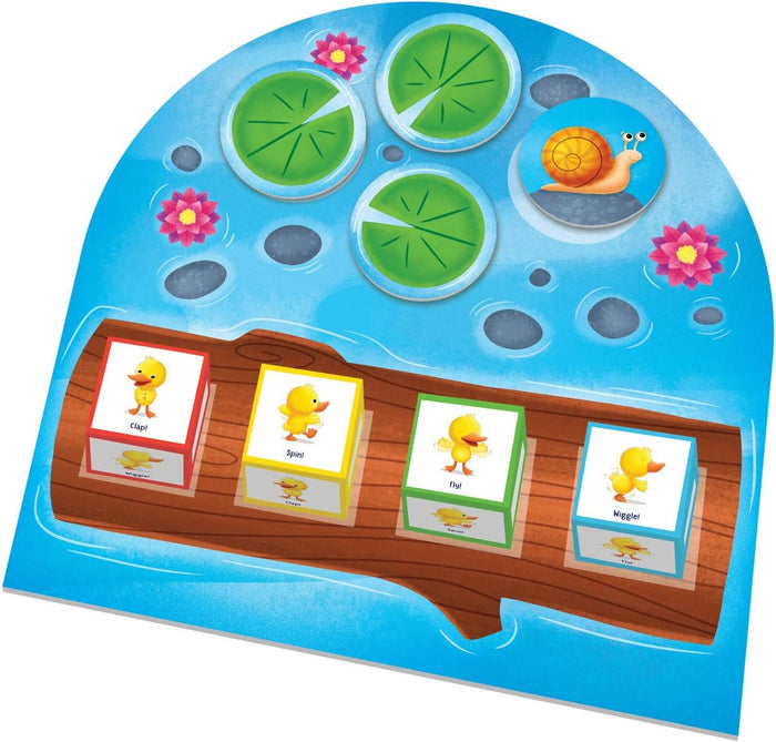 Contents of Duck Duck Dance on a white background.