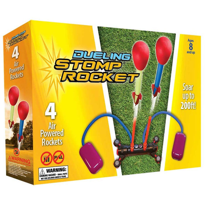 Dueling Stomp Rockets Box on a white background.