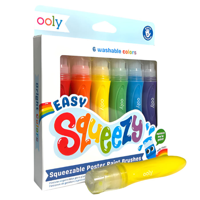 Easy Squeezy Squeezable Poster Paint Brushes