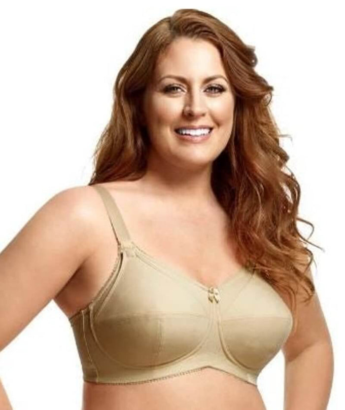 Elila Cotton Cup Wire Free Nursing Bra - Nude Bras 10D Nude