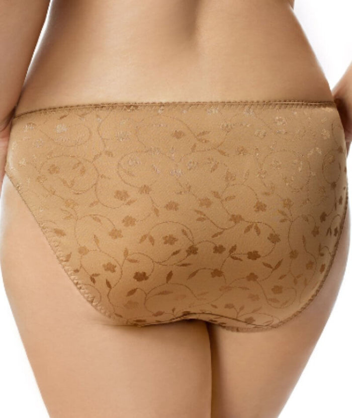 Elila Jacquard Brief - Mocha Knickers
