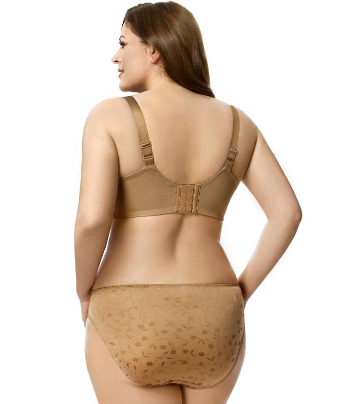 Elila Jacquard Brief - Mocha Knickers