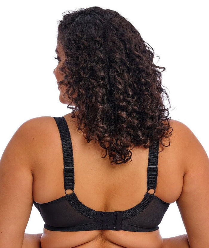 Elomi Cate Underwired Full Cup Banded Bra - Black Bras