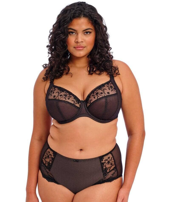 Elomi Charley Underwire Plunge Bra - Jet Bras