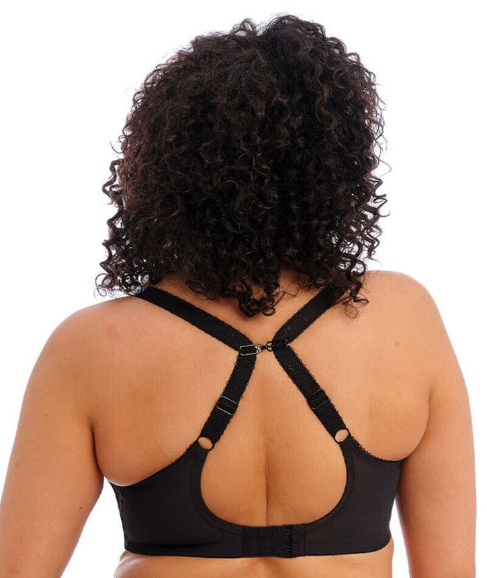 Elomi Charley Underwire Stretch Plunge Bra - Black Bras