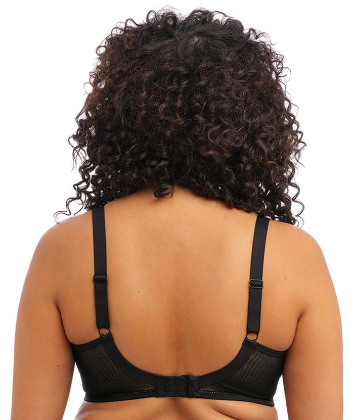 Elomi Kintai Underwired Plunge Bra - Black Bras
