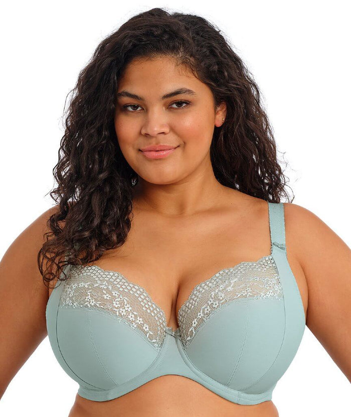 Elomi Lucie Underwire Stretch Plunge Bra - Mist