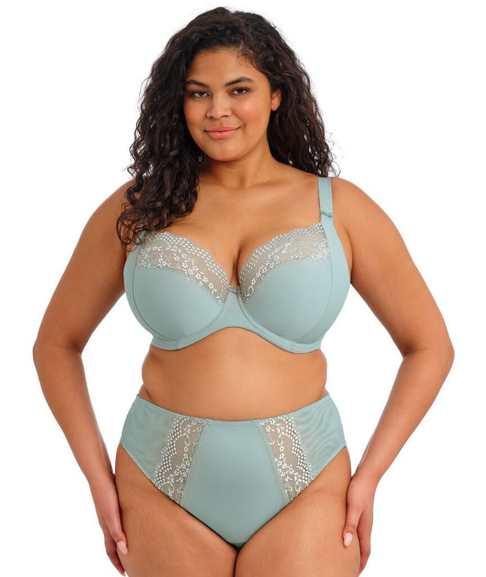 Elomi Lucie Underwire Stretch Plunge Bra - Mist