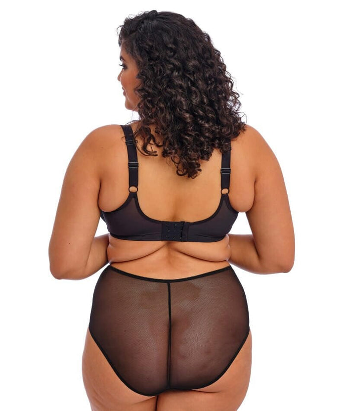 Elomi Matilda Underwired Plunge Bra - Black Bras